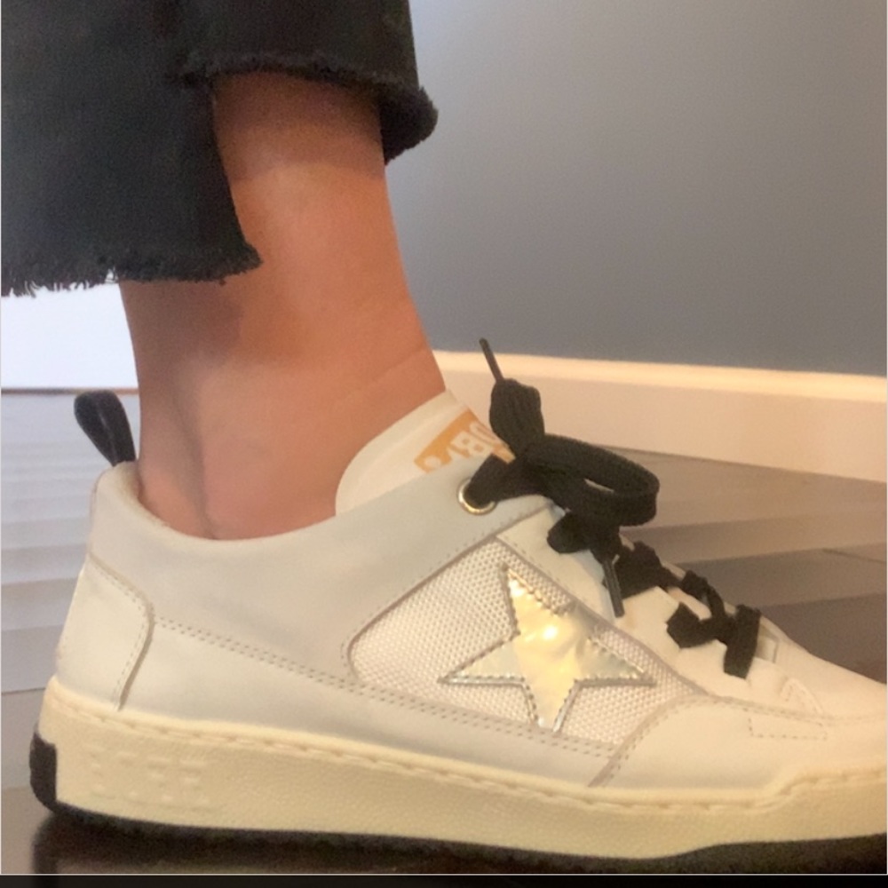 Golden Goose White Yeah! sneakers with silver star
